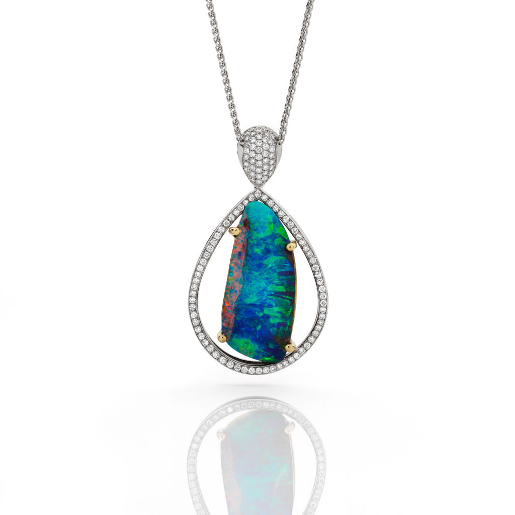 australian opal pendant